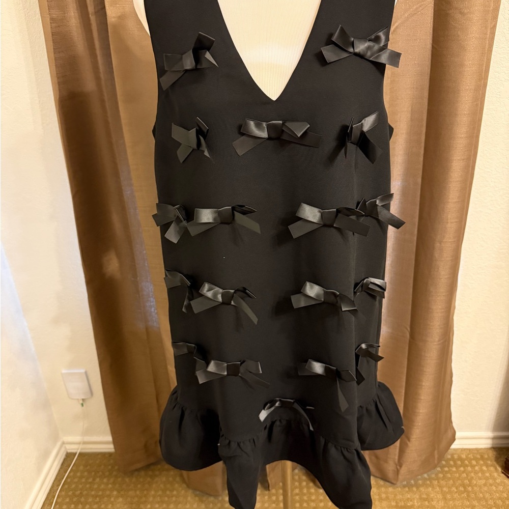 THML Black Bow Dress